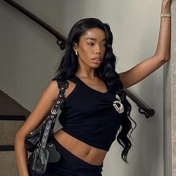 Kvinder Grafik Sport Crop Top Stilla