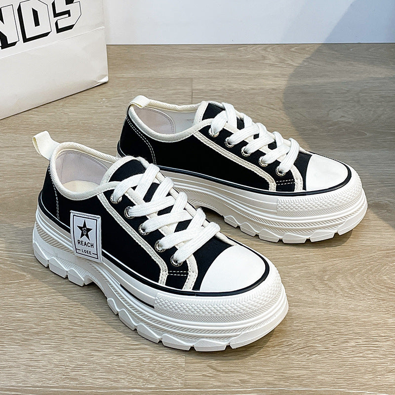 Dame Chunky Sneakers med ekstrastor profilsohle og legende design Stilla