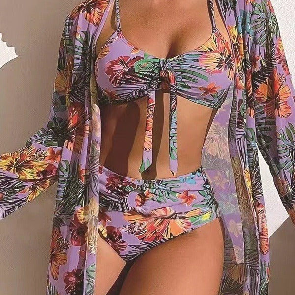 Dame Badesæt med florlet design Stilla