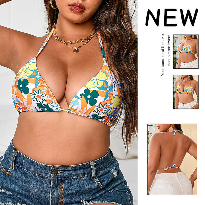 Dame Triangel-Bikini top med justerbare stropper Skovae