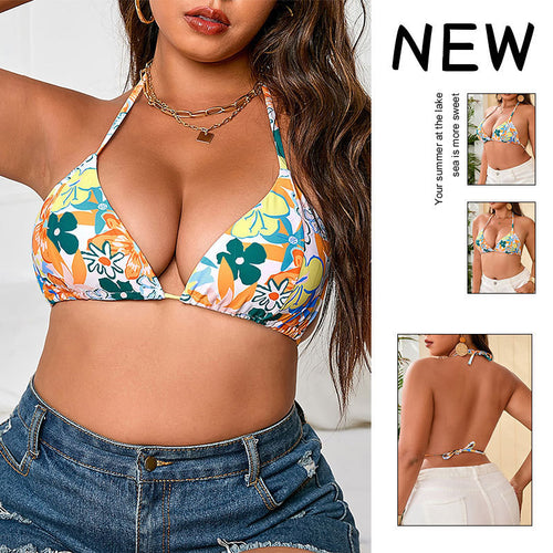 Dame Triangel-Bikini top med justerbare stropper Skovae