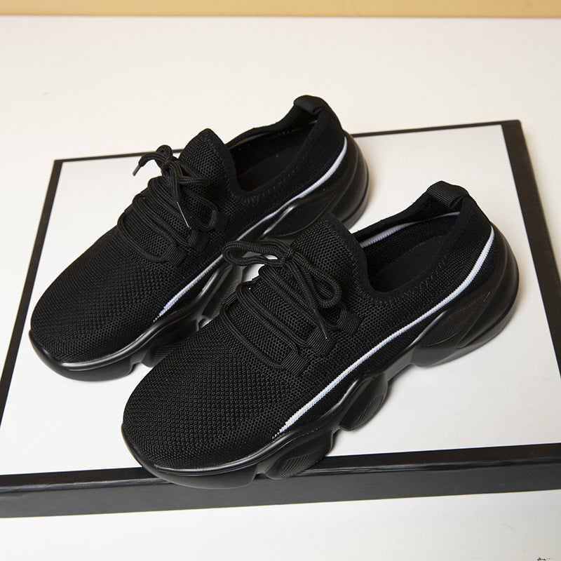 Dame åndbare sneakers med støddæmpende sål og elastisk overdel Stilla
