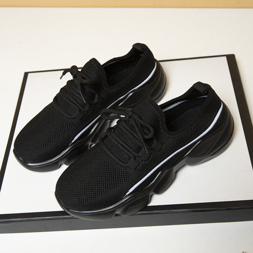 Dame åndbare sneakers med støddæmpende sål og elastisk overdel Stilla