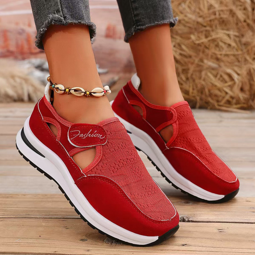 Damer Åndbare Slip-On Sneakers med elegant snit og elastiske indsatser Stilla