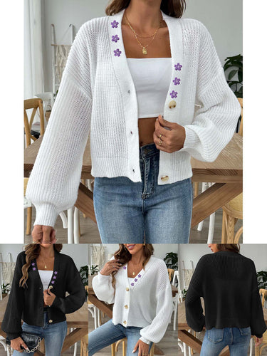 Dame afslappet strikcardigan Stilla