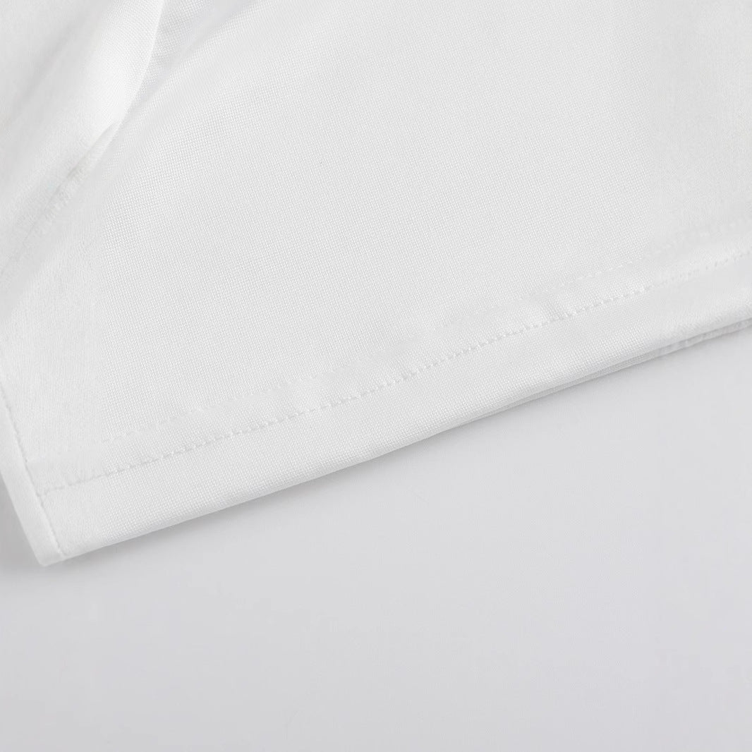 Dame Crop-Top med frugtagtigt kirsebærmotiv og legende design Skovae