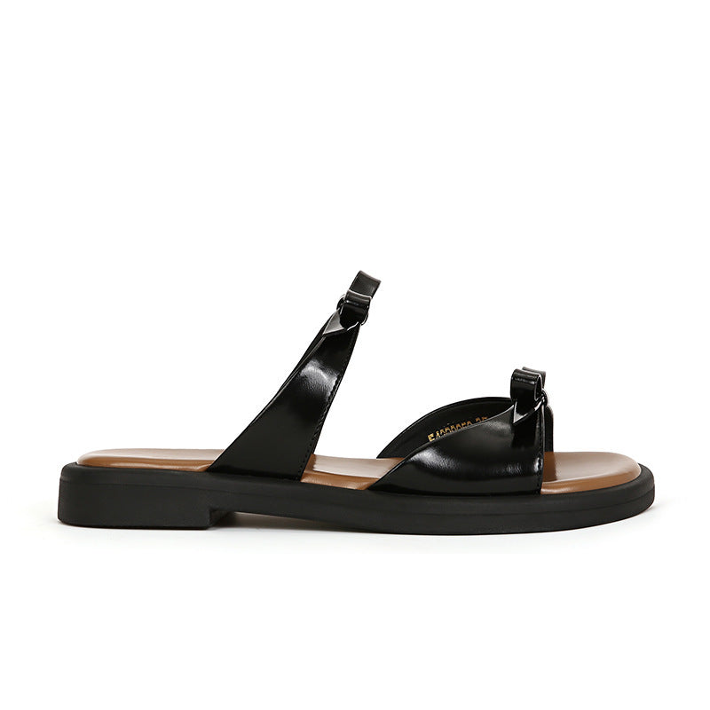 Dame justerbare Slingback flade sandaler Stilla