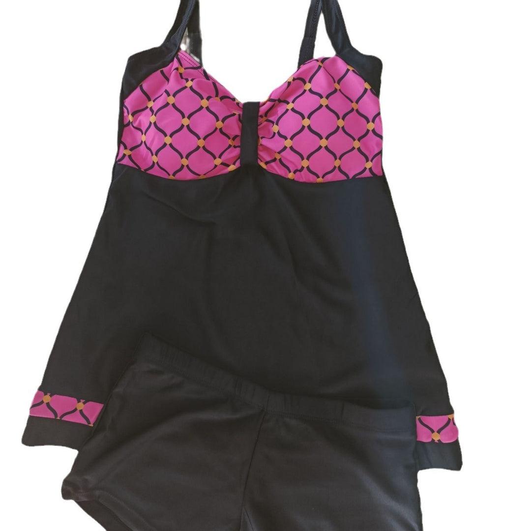 Dame Tankini-sæt med elegant top og komfortable shorts Stilla