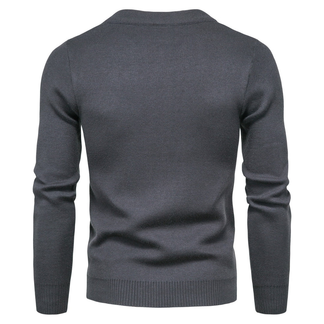 Herrer Letvægts Zip-Up Strikpullover Stilla