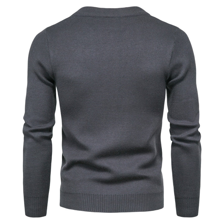 Herrer Letvægts Zip-Up Strikpullover Stilla