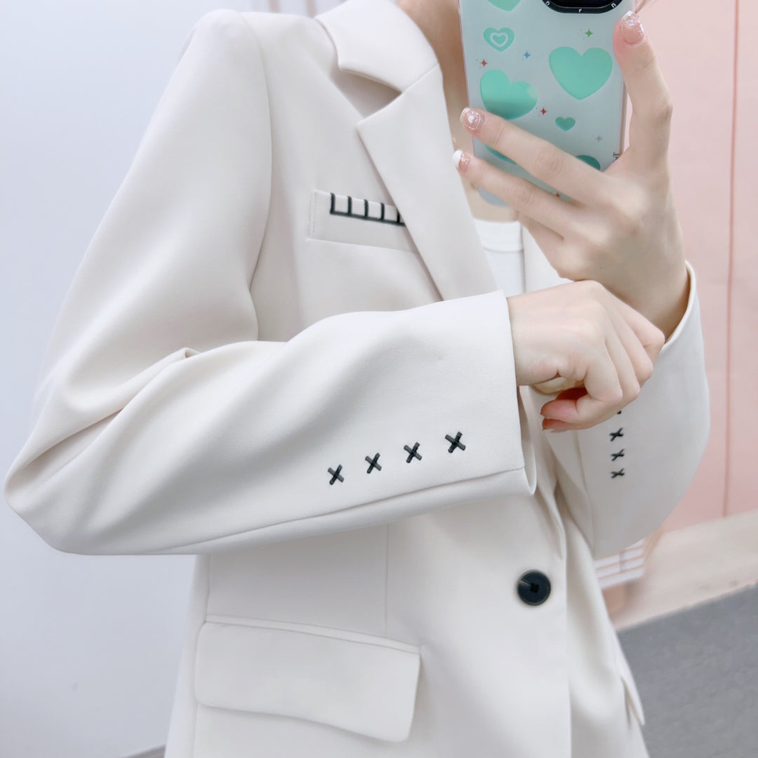 Damer elegant blazer med moderigtige detaljer og klassiske lommer Stilla