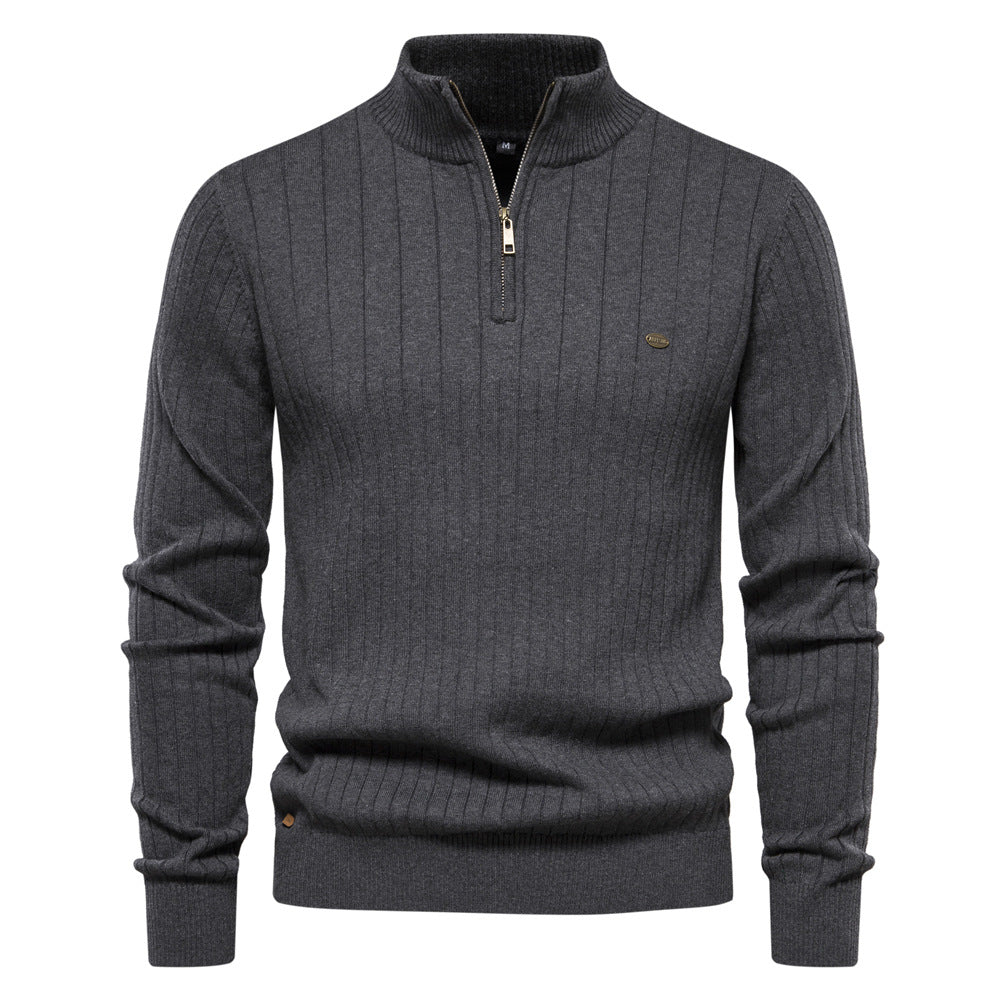Herrer Ståkrave Pullover Stilla
