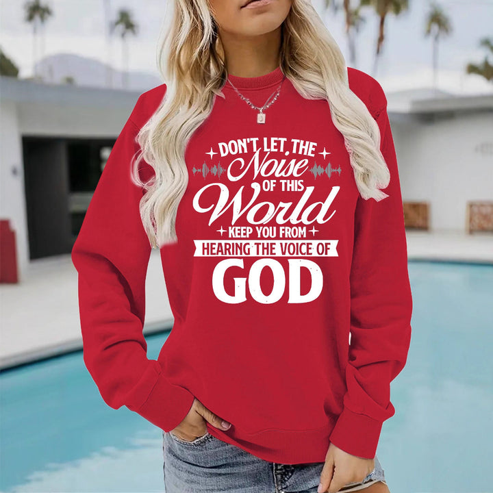Kvinders sweatshirt med inspirerende print og komfortabel pasform Stilla