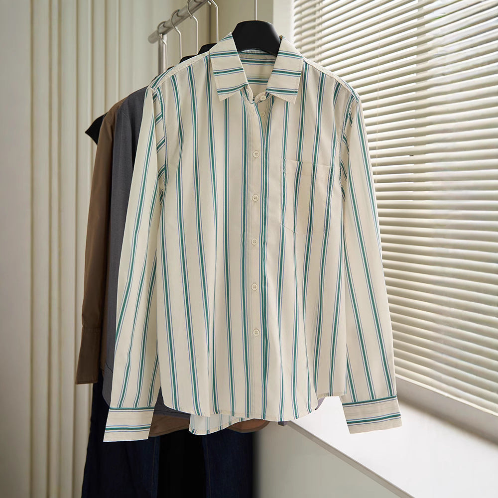 Kvinders Oversized Stribet Bluse Stilla