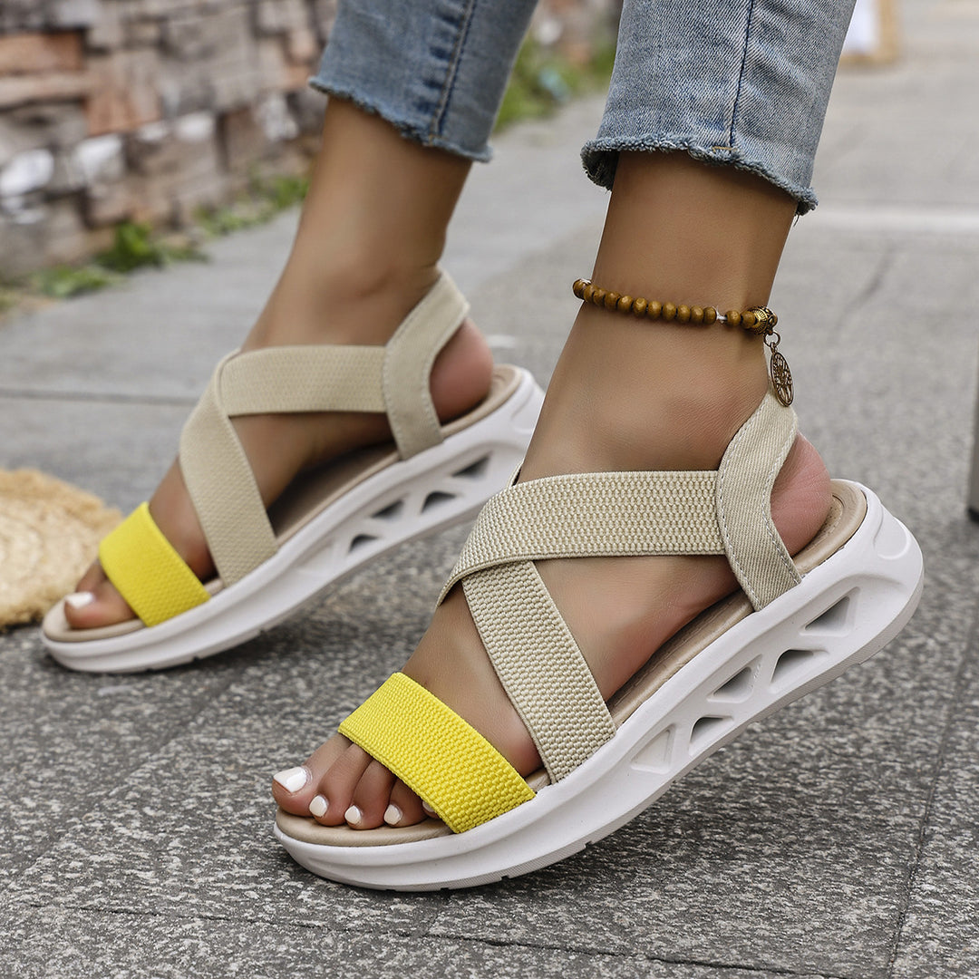 Dame Sportliche Sandaler med justerbart remsystem og luftig sål Stilla