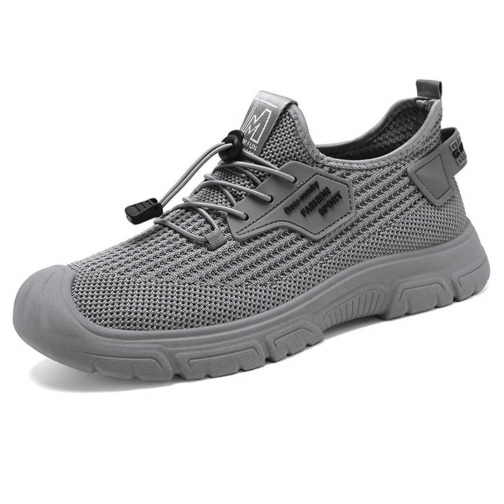 Herrer Sporty Sneakers med åndbart strikdesign og stødabsorberende sål Stilla