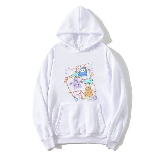 Kvinders hoodie med legende tegneserie design Skovae