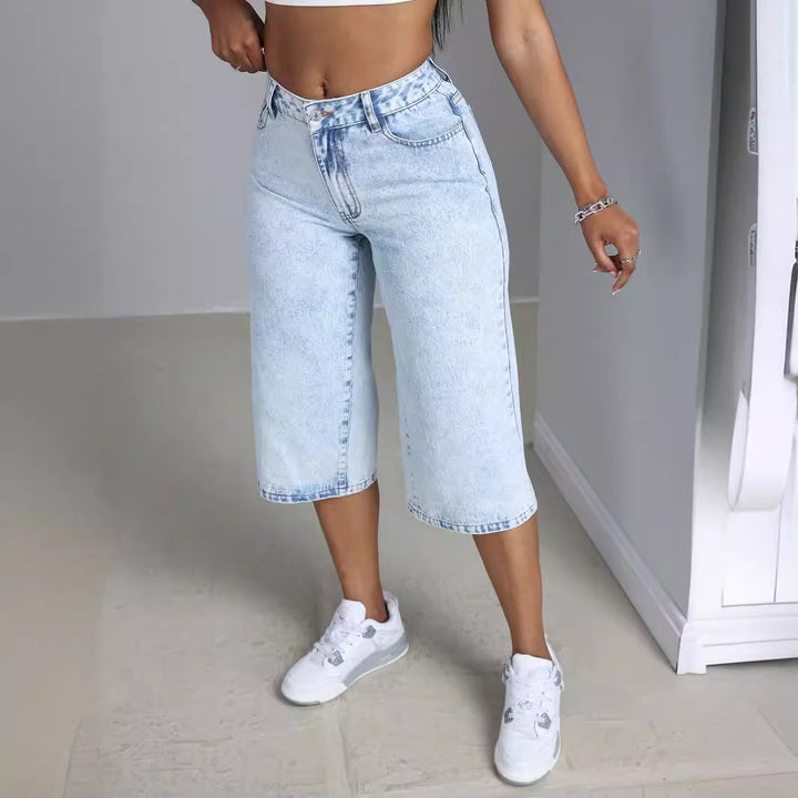 Kvinders komfortable culotte jeans Stilla