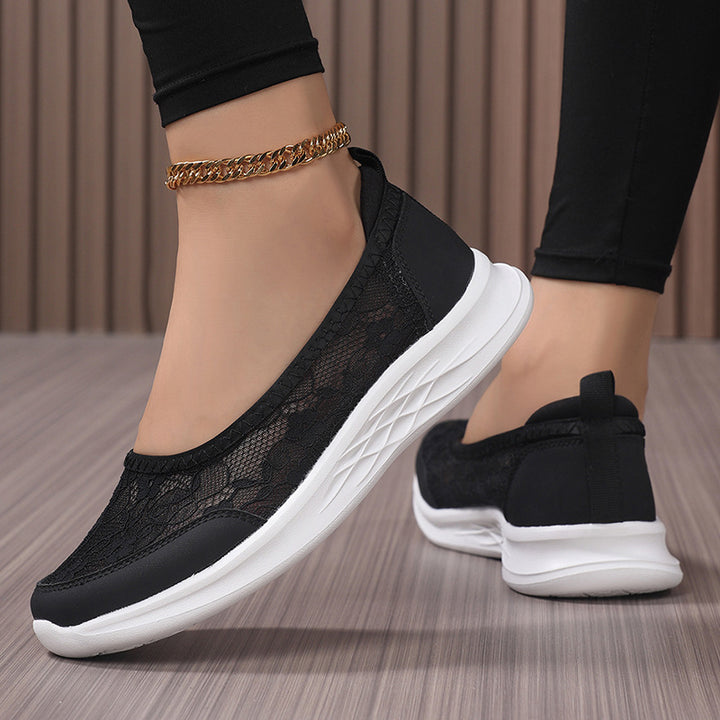 Dame Elegante Spidse Slip-On Sneakers Stilla