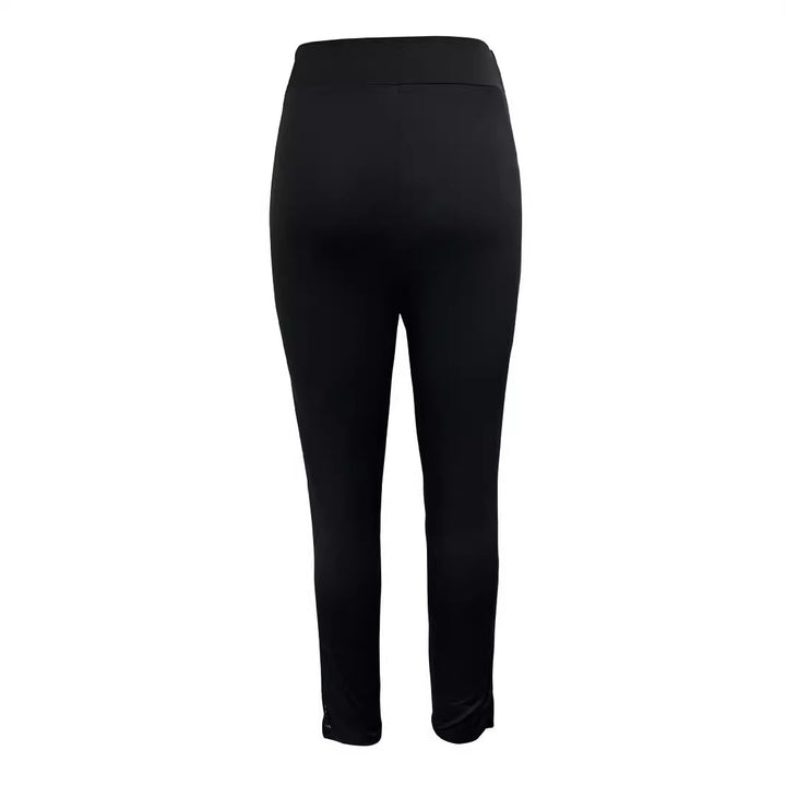 Dame Højkvalitets Leggings med Spidsapplikation og Høj Talje Stilla