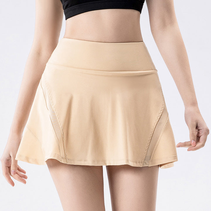 Dame Sporty Wickelskørt med indbyggede shorts Stilla