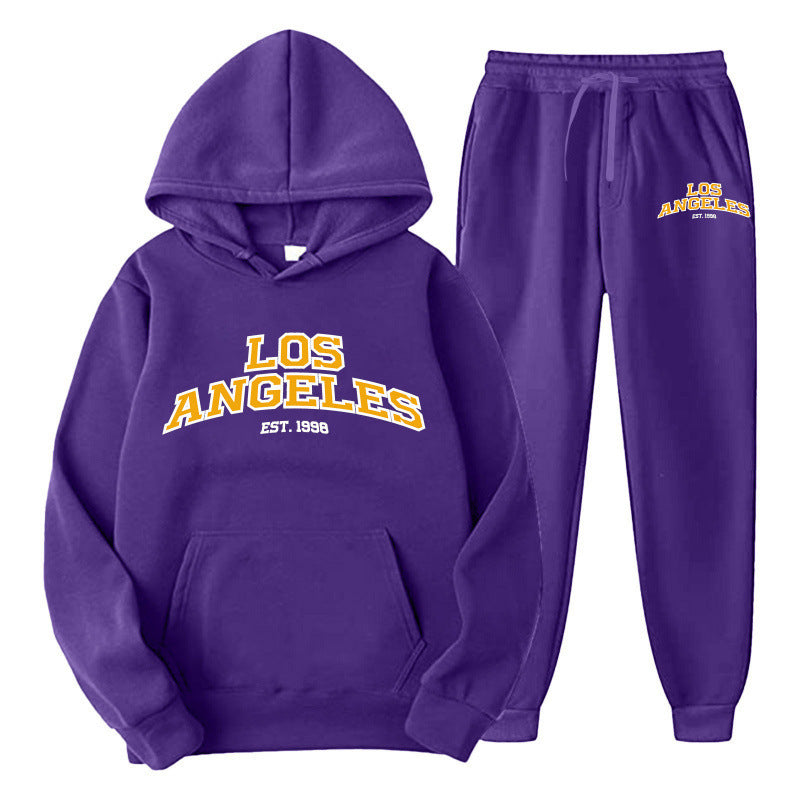 Kvindernes Sporty Hoodie og Joggingbukser Sæt Skovae