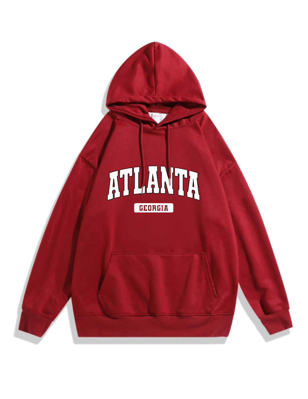 Kvinders hoodie med stilfuld Atlanta print Skovae
