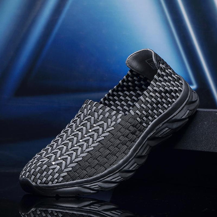 Herrer Slip-On Vevet Sneakers med Fleksibel Komfort Pasform Stilla