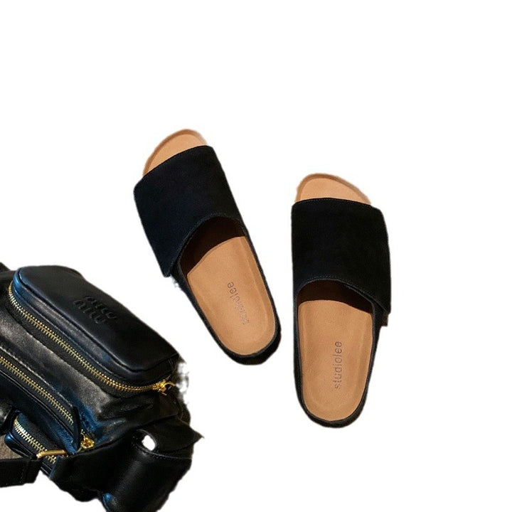 Damer Bløde Suede Rutsche Sandaler Stilla