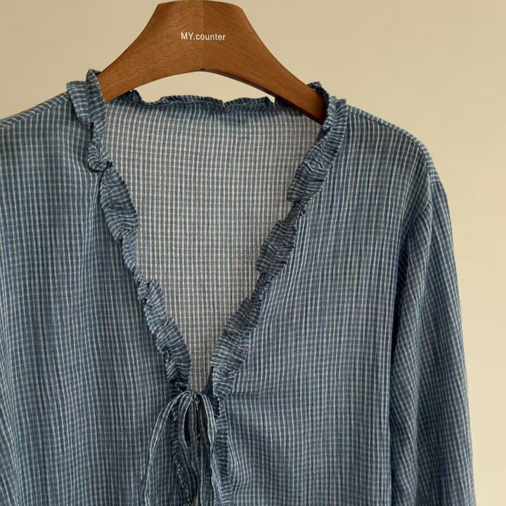 Femme Rüschenspitze-bluse Stilla