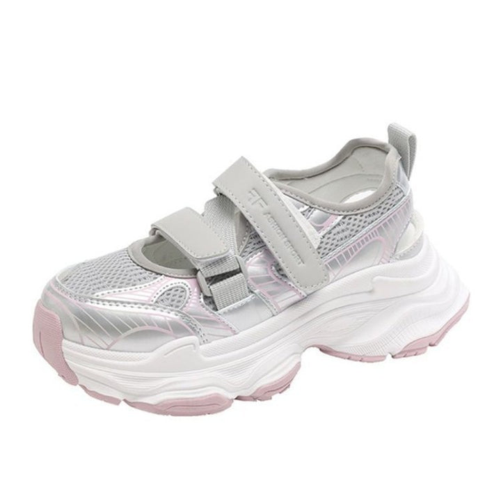 Dame moderne sneakers med innovativ dæmpningsteknologi og justerbare velcro-lukninger Stilla
