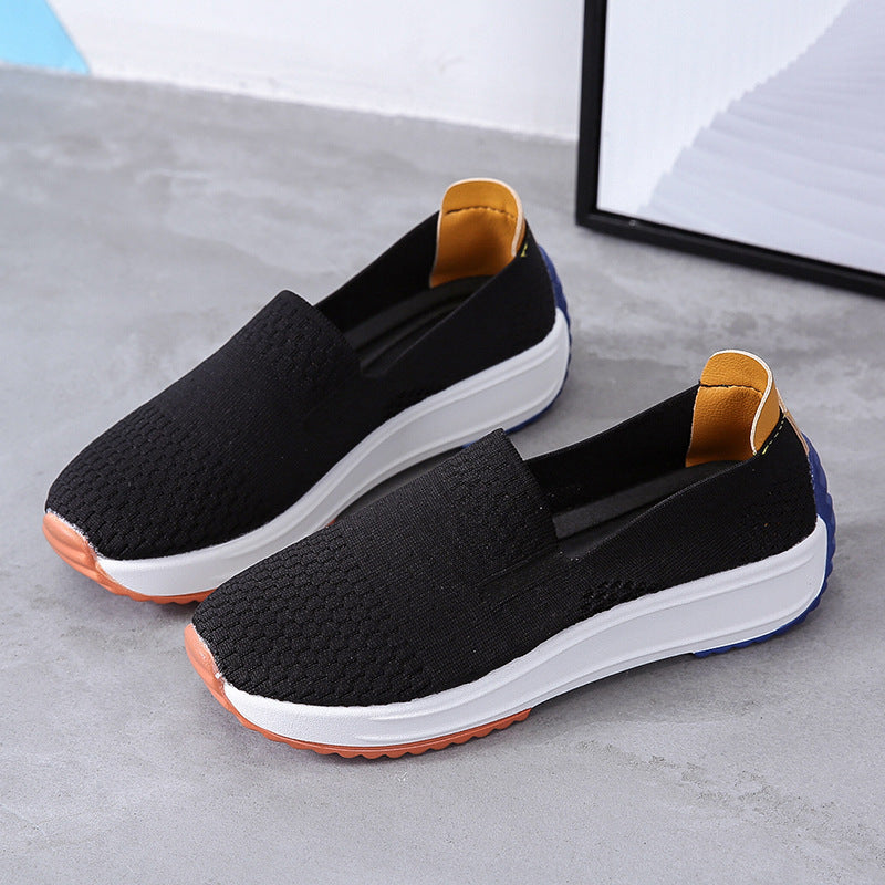 Dame Komfortable Slip-On Fritidssko med åndbart Overmateriale Stilla