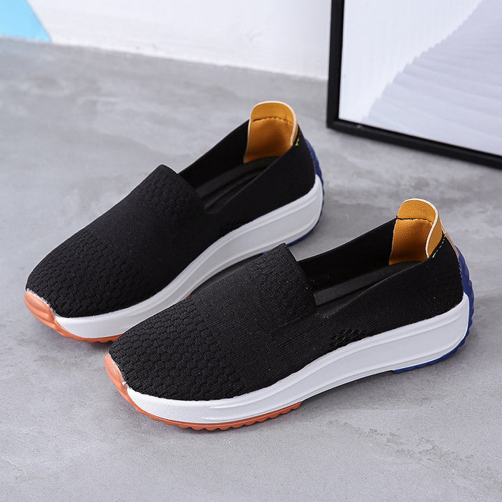 Dame Komfortable Slip-On Fritidssko med åndbart Overmateriale Stilla