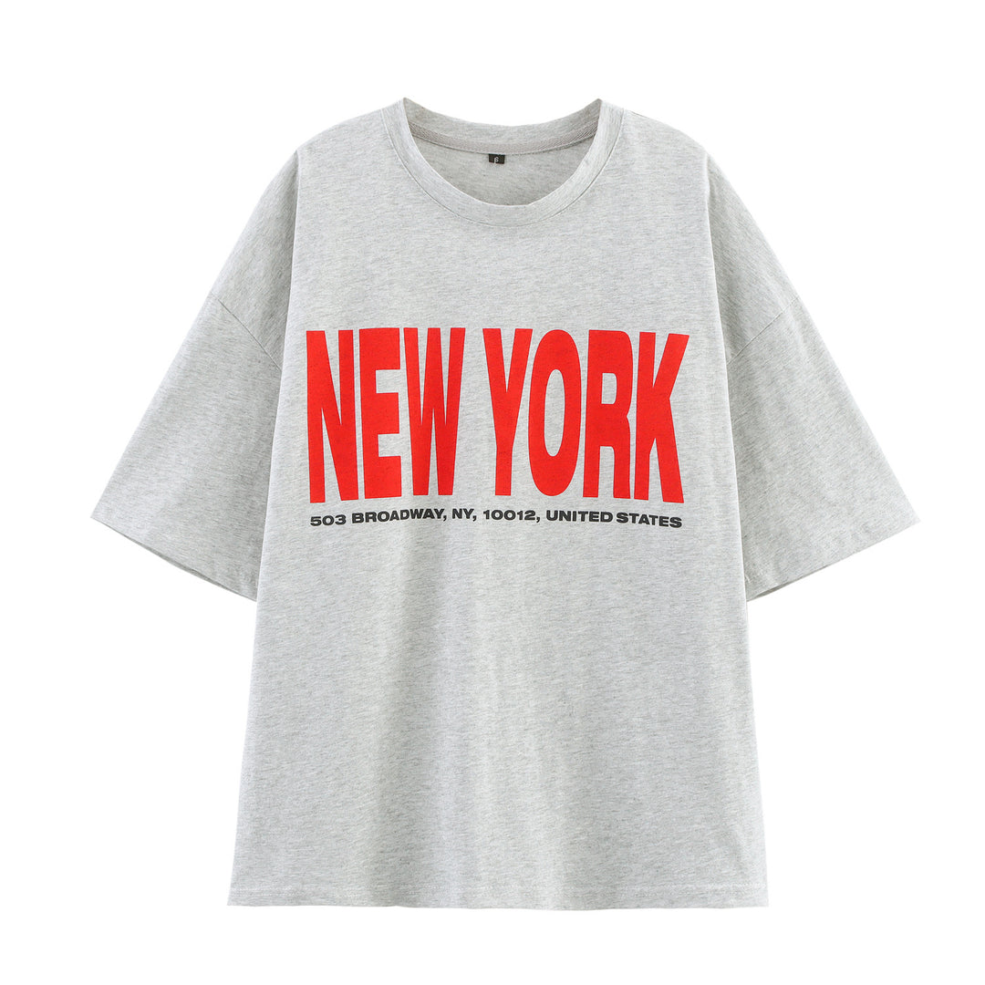 Femme Grafiktryk Oversized T-Shirt Stilla