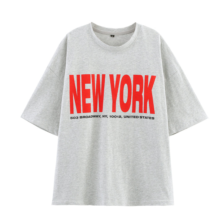 Femme Grafiktryk Oversized T-Shirt Stilla