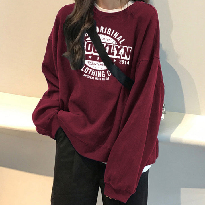 Femme Overstørrelse Grafik Sweatshirt med unikt design Stilla