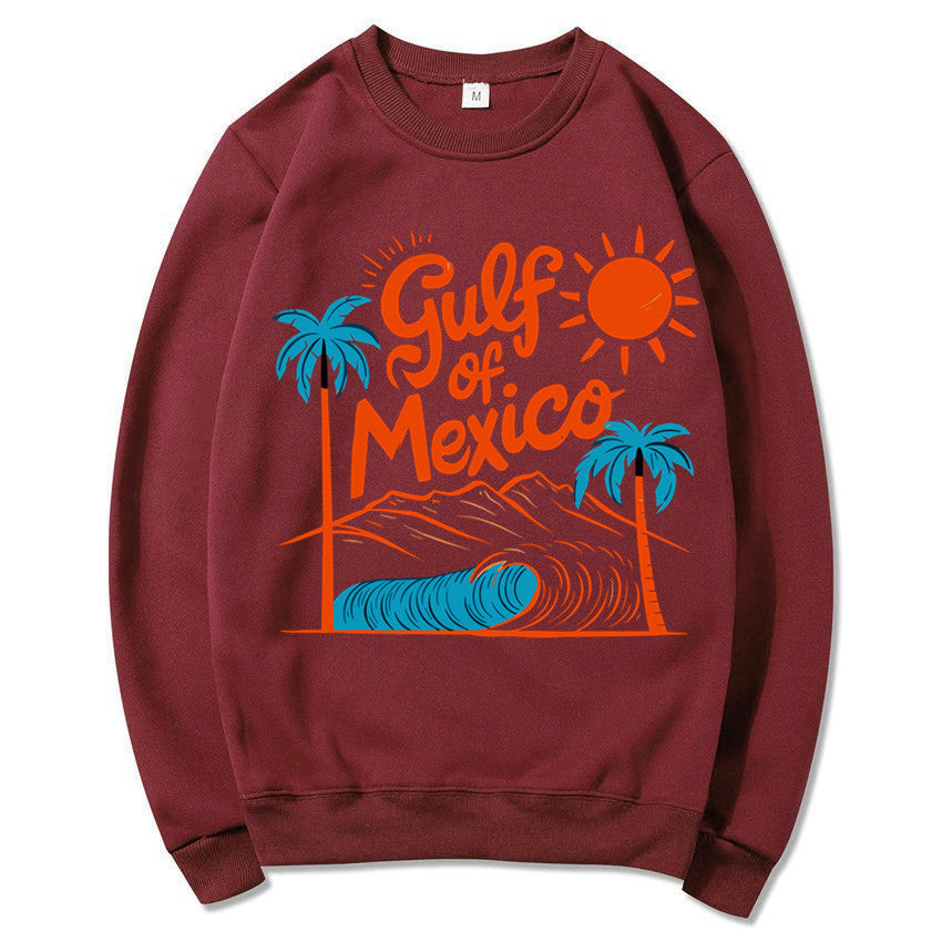 Kvinders sweatshirt med maritimt grafisk design og afslappet snit Stilla