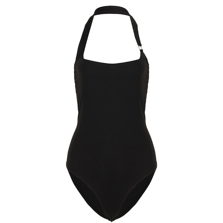 Dame spaghetti strop top med elegante spænde accenter Skovae