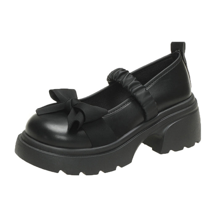 Dame Chunky Sole Sløjfe-Detail Slip-On Ballerinaer Stilla