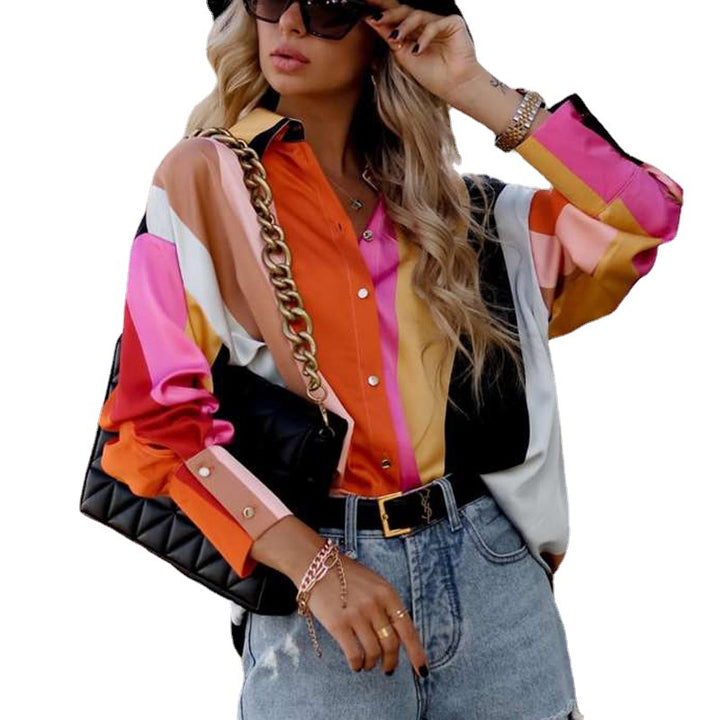 Dame Elegant og moderigtig bluse med dyremotiv Stilla
