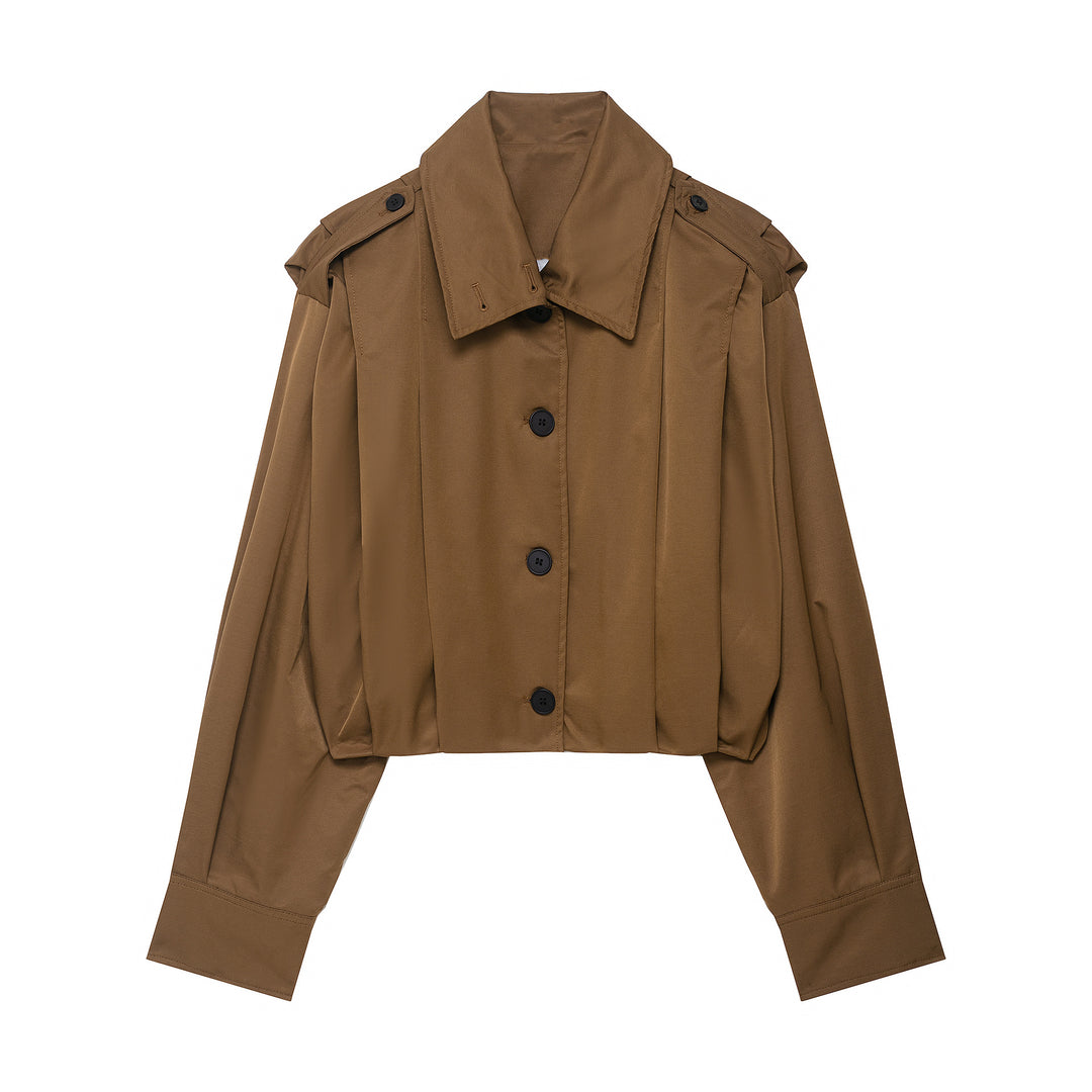 Dame afslappet cropped jakke Stilla