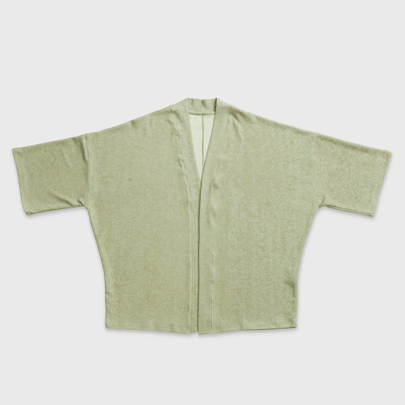 Dame Kimono-Cardigan lavet af blødt blandingsmateriale med vid широкий snit Stilla