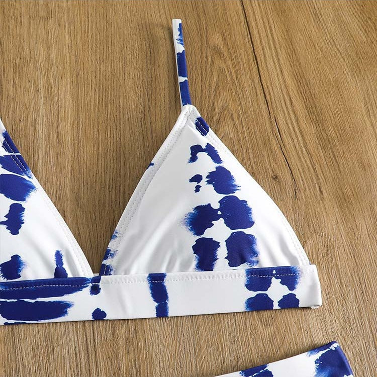 Dame High-Cut Tie-Dye Bikini Sæt Stilla