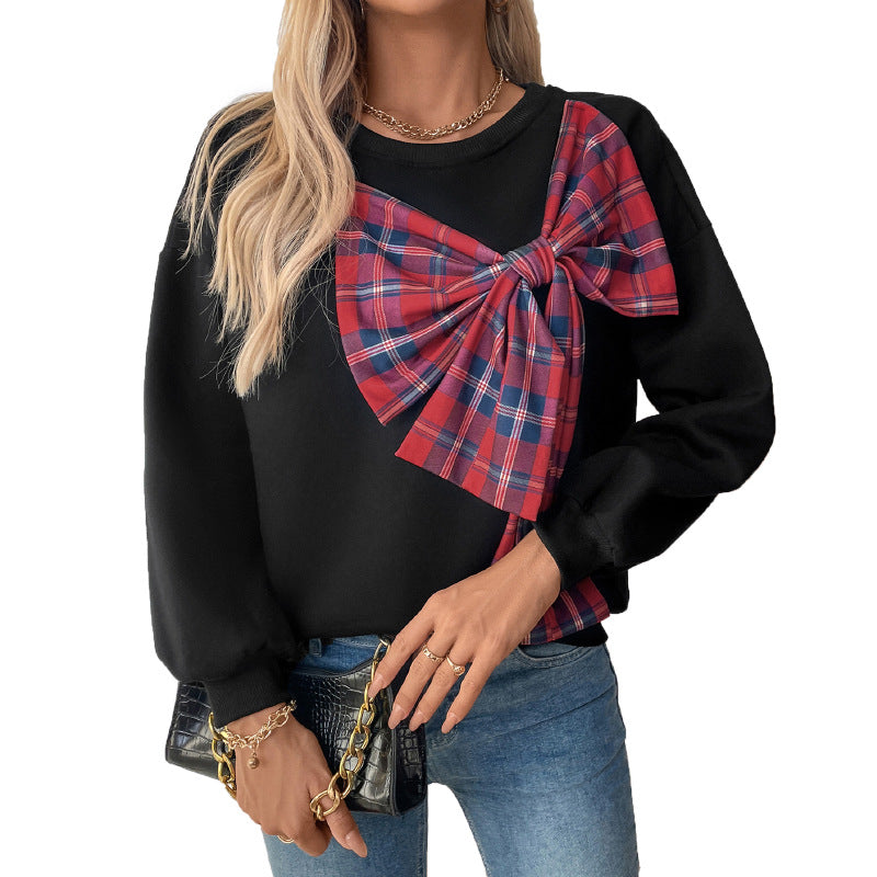 Kvinders fashionable sweatshirts med kunstnerisk knudedesign Stilla