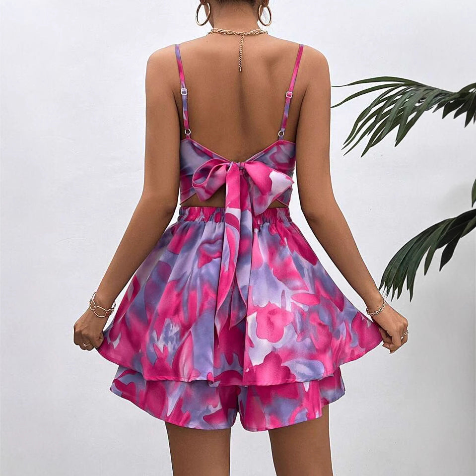 Dame Flirty Twist-Front Mini Kjole Stilla