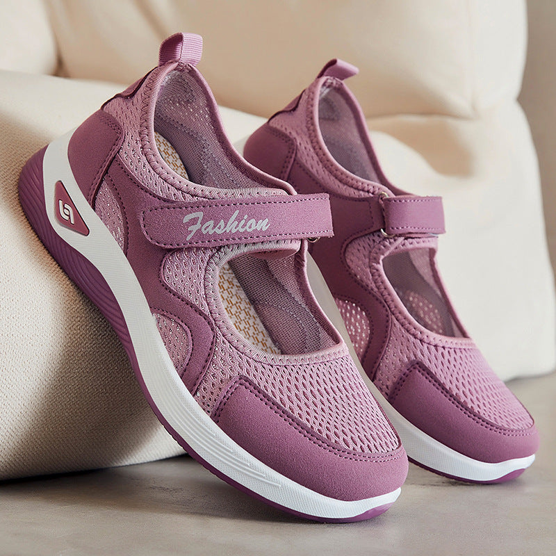 Femme Stilfuld Mesh Mary Jane Sneakers Stilla