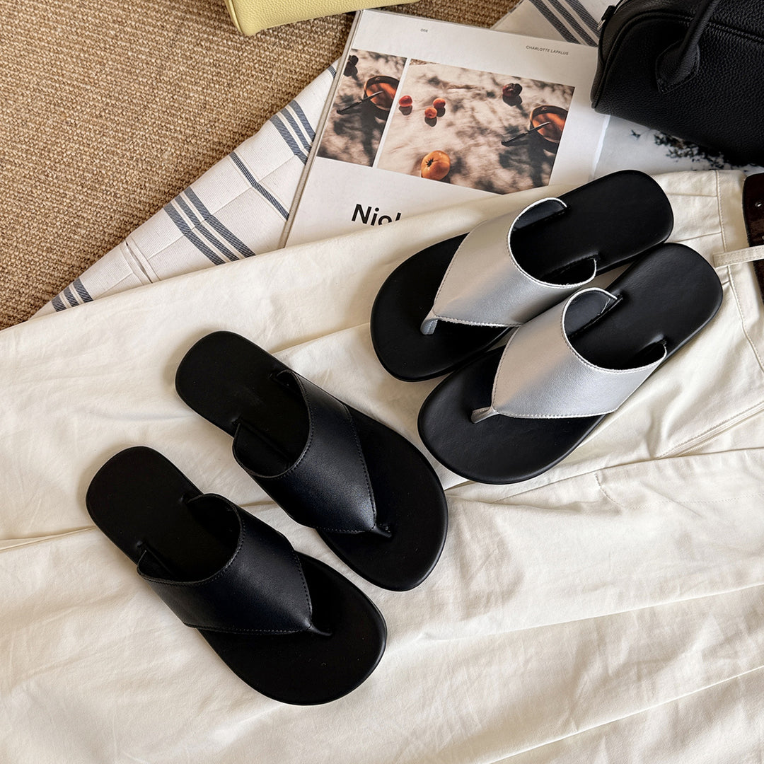 Femme Stilfulde Tåsplit Sandaler Stilla
