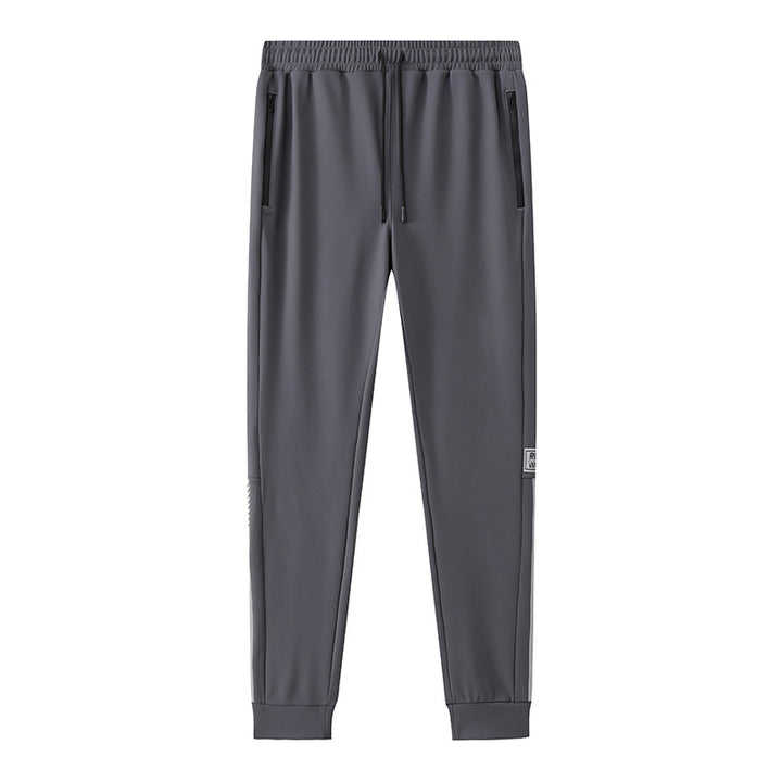 Herrer Sporty joggingbukser med høj bærekomfort og praktiske lynlåslommer Stilla