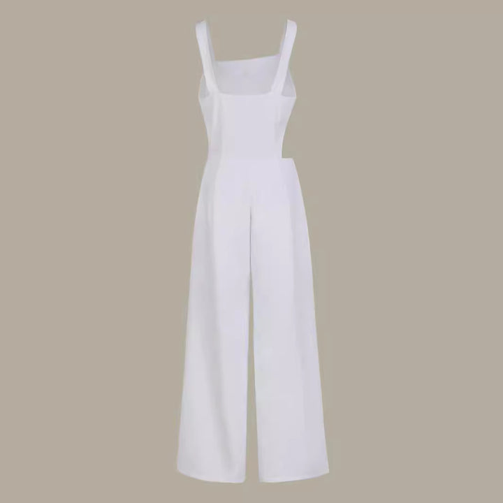 Dame jumpsuit med asymmetrisk snit og elegant design Stilla