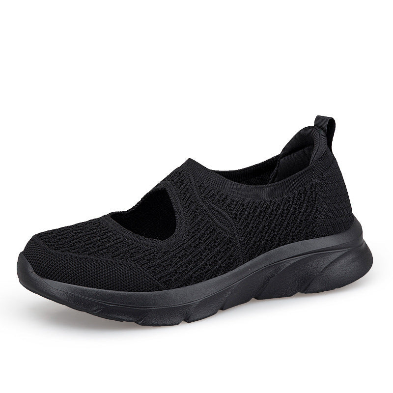 Dame Åndbare Slip-On Performance Sneakers med struktureret Support Stilla